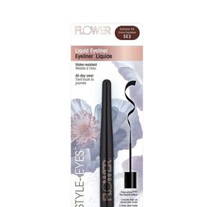 NIB Flower liquid eyeliner espresso ink dark brown